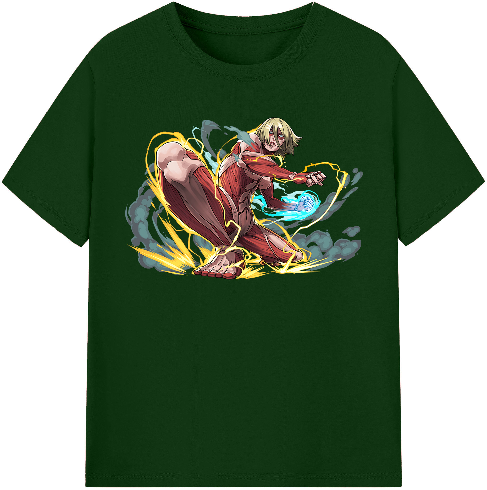 （画像用） 進撃の巨人 Attack on Titan 綿100％半袖Tシャツ（フロントプリント）